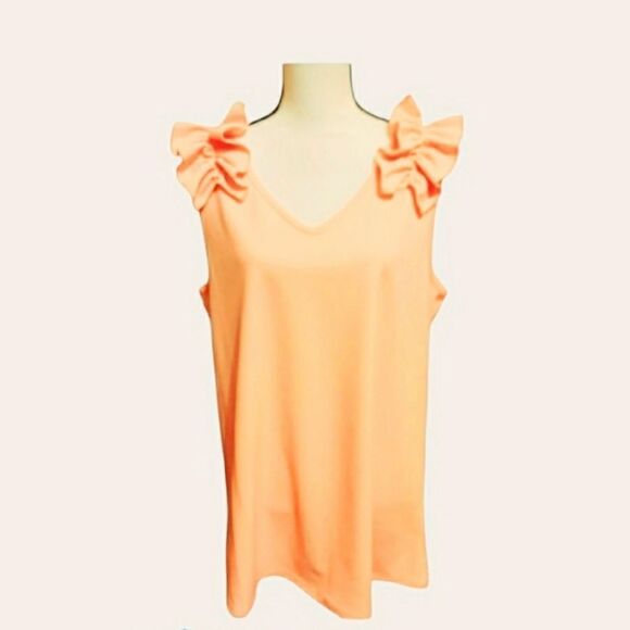 PINK New with tags ruffled Tilly tunic. Womens Size large - Picture 2 of 9